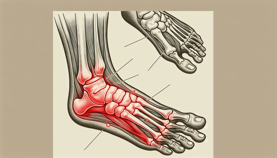 Top of Foot Pain Diagram: Understanding Causes