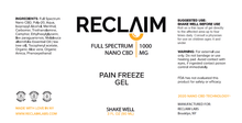 1000mg NANO CBD Hemp-Infused Relief Roll-On Stick - Reclaim Labs