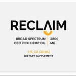 supplement facts and ingredients 2800 mg Broad Spectrum CBD Rich Help Oil