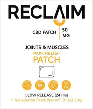 High Potency 50mg CBD Patches For Pain Relief - Reclaim Labs