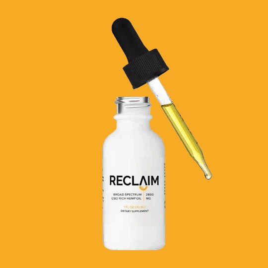 Reclaim Labs 2800mg CBD Oil in lifestyle context