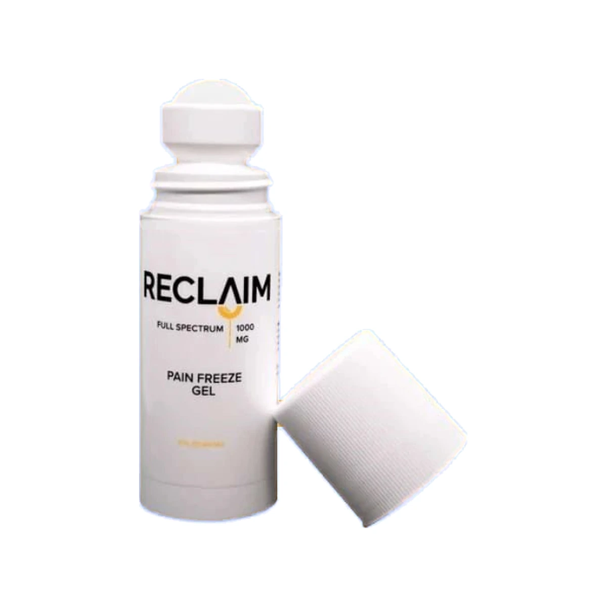 Reclaim Labs CBD Roll-On with cap off – roller ball applicator detail